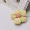 Tela Escocesa Algodón Flor de Cinco Pétalos Accesorios DIY Accesorios para Horquilla Corsage Accesorios de Flores Hechos a Mano Accesorios para Bolsa de Prenda