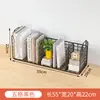 Estantería de mesa simple, estante de almacenamiento para escritorio de oficina, estante de almacenamiento pequeño al lado del escritorio, estantería de hierro para niños