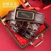 Cinturón de Piel de Hueso de Cocodrilo para Hombre Hebilla Automática de Acero Inoxidable con Guepardo Cinturón de Piel Genuina Casual de Negocios Ropa Interior Cinturón para Pantalones
