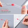 Mini escova labial de silicone escova de batom mini máscara labial esmalte labial escova aplicador vara tamanho pequeno portátil iniciante pacote único