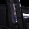 Capa colorida para volante de carro com bronzeado transfronteiriço sem anel interno, faixa elástica, capa para câmbio, capa para freio de mão, capa para volante estrela com strass