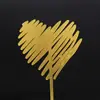 Cartão de feliz aniversário cartão de bolo de aniversário plug-in de acrílico para bolo bandeira vermelha da rede ornamentos de decoração de bolo