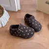 Sandalias Birkenstock versátiles de estilo coreano para otoño con lunares, zapatos planos de cuero genuino inspirados en el bosque retro, ligeros y casuales para hombres, mujeres y niños