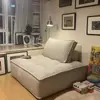 Bloco de sofá preguiçoso de tofu, apartamento pequeno, estilo italiano, simples, lazer, quarto individual, estilo vermelho