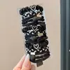 Diadema para el Cabello Gruesa, Duradera, No Dañina de Gama Alta, Anillo para Moño Estilo Nuevo 2025, Banda Elástica Elegante para el Cabello, Cuerda para el Cabello