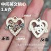 Metal Diamante Perla Nudo de Esquina Hebilla de Cintura Traje de Baño Bikini Conector Intercambiable Ropa Interior Corazón de Durazno Hebilla de Amor