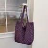 2026 Nueva Moda Casual Bolso Tote para el Trabajo Gran Capacidad Lienzo Personalidad Estudiante Bolso de Hombro Único Bolso de Compras de Doble Cara