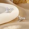 Aretes de Hoja de Verano de Plata Esterlina Aretes de Perla Francesa para Mujer Plata 925 Estilo K Estilo de Lujo Accesible Aretes de Nicho Día de San Valentín