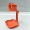 Tubo Cuadrado Alimentador Automático Rubin Válvula de Cono Columna de Acero Boquilla de Agua Alimentador Automático para Pollos y Patos Accesorios para Línea de Agua de Avicultura