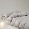 Funda de edredón de algodón peinado de fibra larga de alta gama para otoño e invierno, 100 hilos, Sábana bajera ajustada suave engrosada de algodón puro para dormir sin ropa, Diseño simple