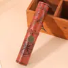 Estuche de Lápices Creativo Vintage Mapa del Tesoro Personalizado Cuero PU Gran Capacidad Bolsa Enrollable para Lápices Caja de Papelería Linda y Sencilla