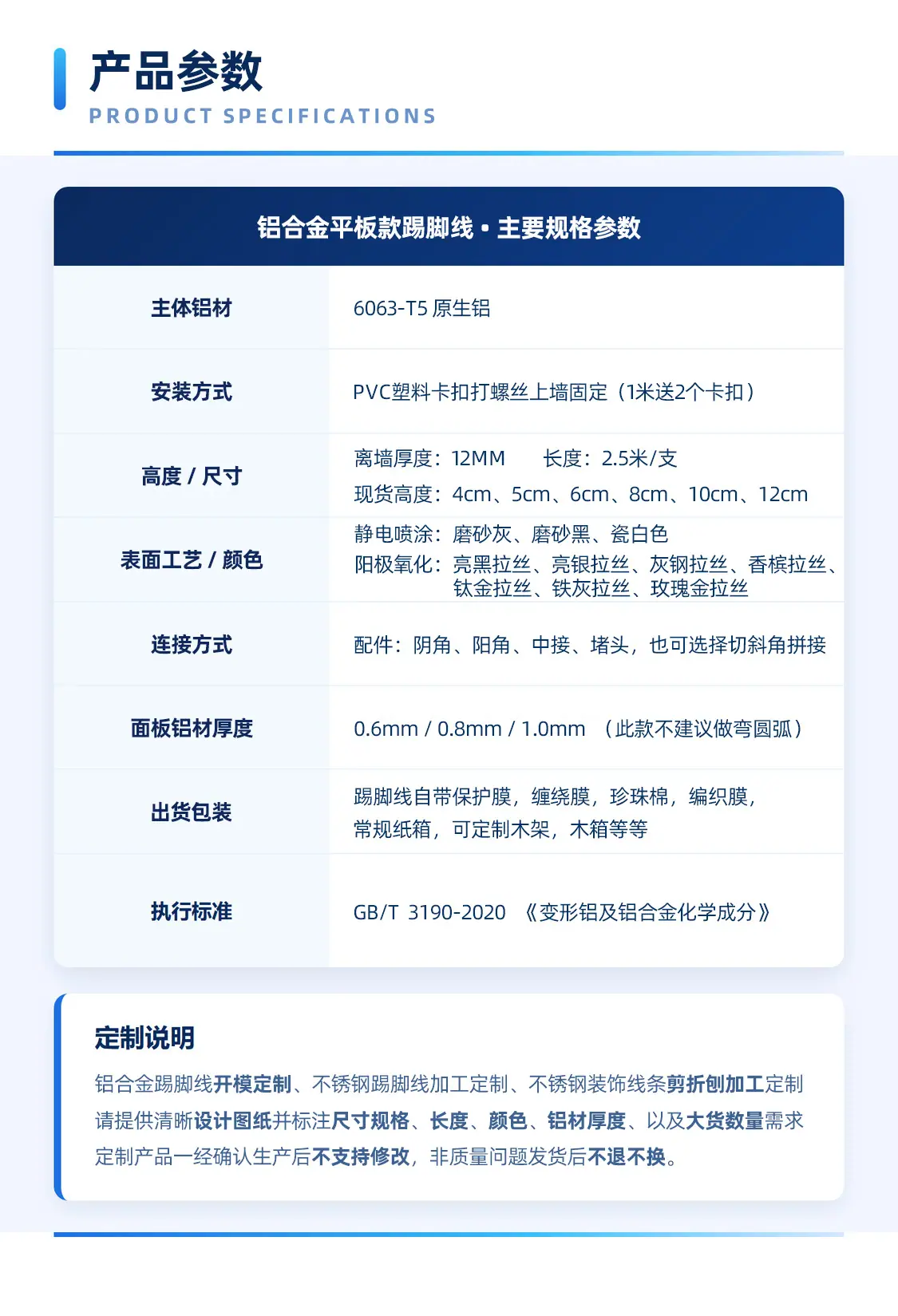 跨境专供踢脚线