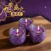 Nove Lâmpadas de Fogo Roxas, Qi Roxa do Leste, Velas de Lótus Atratoras de Riqueza, Lâmpadas de Manteiga para Uso Doméstico, Luzes de Oferenda a Buda de Longa Duração, Atacado para Boa Sorte