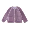 Ropa para niños Princesa Yuanyuan, chaqueta de forro polar para niñas, nuevo modelo 2026, abrigo peludo cálido de invierno para niñas mayores