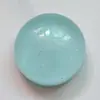 Brinco de Resina Semicírculo Translúcido Verde Abacate Redondo Meia Pílula Acessórios para Brincos Grampo de Cabelo DIY Feito à Mão Joia