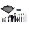 Set de Herramientas para Suculentas Combinación Set de 8 Piezas Maceta Mantenimiento Flor Suculenta Herramienta de Plantación Regadera de Plástico Negro