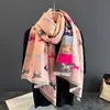 Bufanda de cachemira sintética Xiaomatu transfronteriza para mujer, versátil, cálida, elegante, adecuada para habitaciones con aire acondicionado, doble cara, calentador de cuello estilo largo para invierno