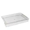 Estante para guardar exámenes de oficina, caja de papel, caja para archivos, caja de almacenamiento A4, caja de información, acrílico transparente apilable