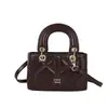Bolso Cuadrado Pequeño de Rombo Estilo Nuevo, Bolso de Mano Exquisito y Versátil para Mujer, Bolso Tote Pequeño de Lujo Ligero de Gama Alta, Bolso de Hombro Cruzado Individual, Dropshipping