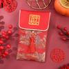 Nuevos Sobres Rojos de Boda de Brocado con Diseño Creativo, Sobres Rojos de Tela de Brocado con Exquisita Artesanía de Bordado, Venta al por Mayor