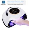 Lâmpada de unha de alta potência 180W máquina de fototerapia lâmpada de secagem de unha doméstica novo instrumento de cura de esmalte UV de secagem rápida transfronteiriço