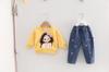 Conjunto de Otoño para Niñas 2025 Nuevo Elegante Sudadera de Moda de Primavera y Otoño de Dos Piezas para Niñas Pequeñas y Niños