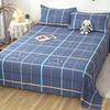 Sábana de Estilo Nuevo de Una Pieza Encriptada Engrosada Pequeña Fresca Individual-doble Sábana Algodón No Puro Algodón Juego de Cama de Tres Piezas