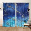Cortinas de Balcón Negras Abstractas Moradas de Mármol Artificial con Estampado Dorado, Envío Directo Disponible, Envíenos Su Propio Diseño