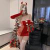 Lencería sexy Halloween sexy falda pura de cadera pasión Navidad pasión hueco encantador uniforme traje de mujer