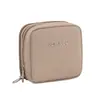 Bolsa de almacenamiento de joyería de doble capa lujosa, multifuncional para viajes de niñas, gran capacidad para pulseras, anillos, monedero y collares