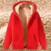 Nuevo cárdigan con capucha cálido de borrego para hombre para otoño e invierno con cremallera, chaqueta gruesa versátil casual con forro polar