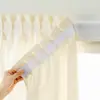 Instalação sem furar adesivo mágico de colar bay window varanda cortina curta tecido translúcido tecido semi-escurecedor simples autoadesivo cortina translúcida