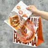 Bolsa de Papel Kraft para Panadería de Celebridad de Internet, Bolso de Mano, Bolsa para Empaque de Café, Bolso de Mano para Té con Leche, Bolsa para Llevar Bebidas, Personalización