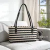 Bolso tejido a mano estilo vintage, perfecto para vacaciones y uso casual; un bolso de cesta para mujer, bolso tote, bolso de hombro o bolso cruzado