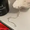 Pulseira de Nó de Laço com Corrente Osso de Cobra Feminina Doce Personalizada Luxo Leve Exquisite Design de Nicho Alta Qualidade 2024 Novo Chegada Pulseira