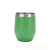 Comercio Exterior Taza de Acero Inoxidable al Vacío de 12 oz para Vino Tinto Cerveza Taza con Forma de Huevo Cáscara de Huevo Taza de Café con Aislamiento Frío