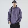 Ropa de Protección Solar para Hombre Verano Fina de Secado Rápido Seda de Hielo Ropa de Protección Solar upf50 Exterior Pesca Protección UV Chaqueta con Capucha