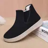 Sapatos de algodão com forro de pelúcia 2026 Inverno Novo Espessos Cano Alto Antiderrapante Para Meia-idade e Idosos Sola Grossa Proteção Quente para os Pés Dropshipping