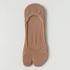 Meias de Corte Baixo com Dedos Separados para Mulheres, Estilo Fino de Verão, Meias Invisíveis (No-show), Antiderrapantes, Não Deslizam do Calcanhar, Dedos Separados Personalizados, Simples, Meias Invisíveis, Algodão, Respiráveis