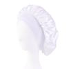 Gorro de Satín Banda Ancha para el Cabello Sombrero Redondo Sombrero de Cinta Salón de Belleza Sombrero para Casa TJM-301
