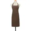 Uniforme de trabajo para tiendas de té de leche y café, delantal unisex, simple y elegante, versátil, disponible en varios colores, personalizable con impresión