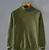 Suéter Masculino Gola Redonda Outono/Inverno 2026 Comércio Exterior, Tamanho Europeu Casual Cor Sólida Suéter de Tricô Pulôver