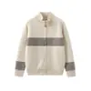 Suéter Cardigan Gola Alta Infantil 100% Caxemira Pura para Crianças de Meia-Idade e Mais Velhas, Peças de Outono e Inverno em Lã para Homens e Mulheres, Camisetas Básicas para Bebês