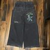Tendencia de Celebridad de Internet Harajuku Hip-Hop Cráneo Retro Streetwear Jeans Jnco Y2K Jeans para Hombre Venta al por Mayor