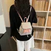 Bolsa da Moda para Mulheres, Moda Casual, Design de Nicho, Mochila Escolar para Estudantes, Bolsa Saco, Mochila Patchwork Street Fashion
