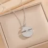 Collar Redondo Transversal Europeo y Americano para Mujer Diseño de Lujo Ligero Cadena para Clavícula Pendientes Set de Joyería Diseño Coreano