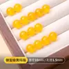 8A Ágata Cuentas Sueltas DIY Cuentas Hechas a Mano Ágata Blanco Negro Verde Amarillo Rojo Cuentas Redondas de Ágata Cuentas Sueltas para Pulsera de Ágata Natural