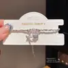 Pulsera de Concha de Estrella de Mar Perla Plateada Rota Diseño de Nicho Pulsera de Gama Alta Moda Versátil Joyería Personalizada para Mujeres Venta al por Mayor