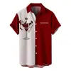 Camiseta Nueva de Navidad Transfronteriza Serie Navideña Impresión 3D Amazon Aliexpress Camisa de Manga Corta para Hombre