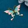 Accesorios de joyería DIY aleación colgante de mariposa de aceite de doble cara corona clásica para el cabello adorno material accesorios